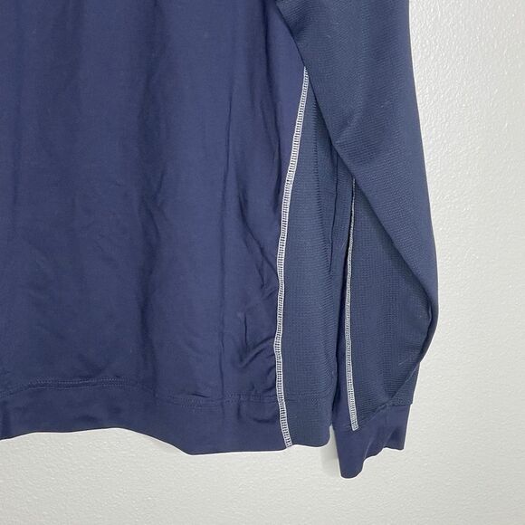 FootJoy Men’s Navy Tech Midlayer Quarter Zip Golf Pullover Size Large - Picture 5 of 13